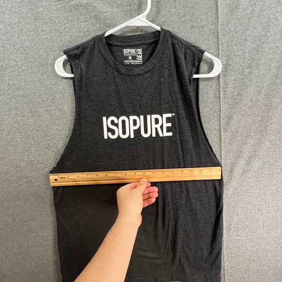 ISOPURE Shirt Adult Medium Black Sleeveless Casual T Shirt Mens - Picture 5 of 6
